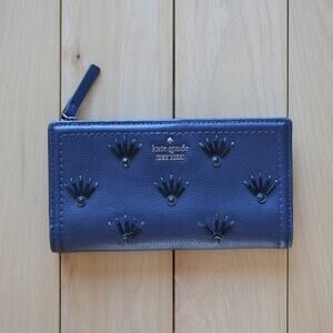 Kate Spade New York Patterson Drive Embellished Braylon Wallet in Blazer Blue